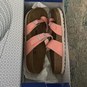 Birkenstock Mayari Coral Peach size 39 sandals